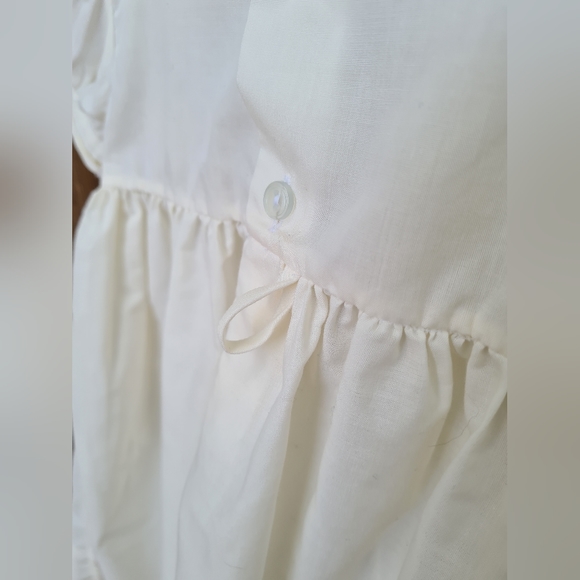 FELMAN BROTHERS gorgeous vintage smocked dress in the palest yellow 18 months - Picture 6 of 7